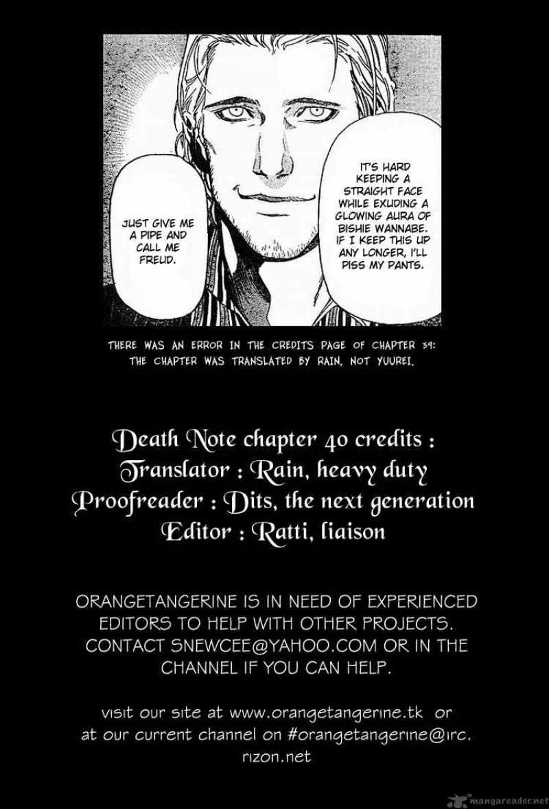 Death Note Chapter 40 Page 20