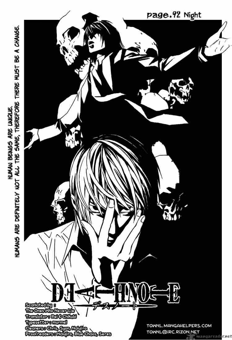 Death Note Chapter 92 Page 1