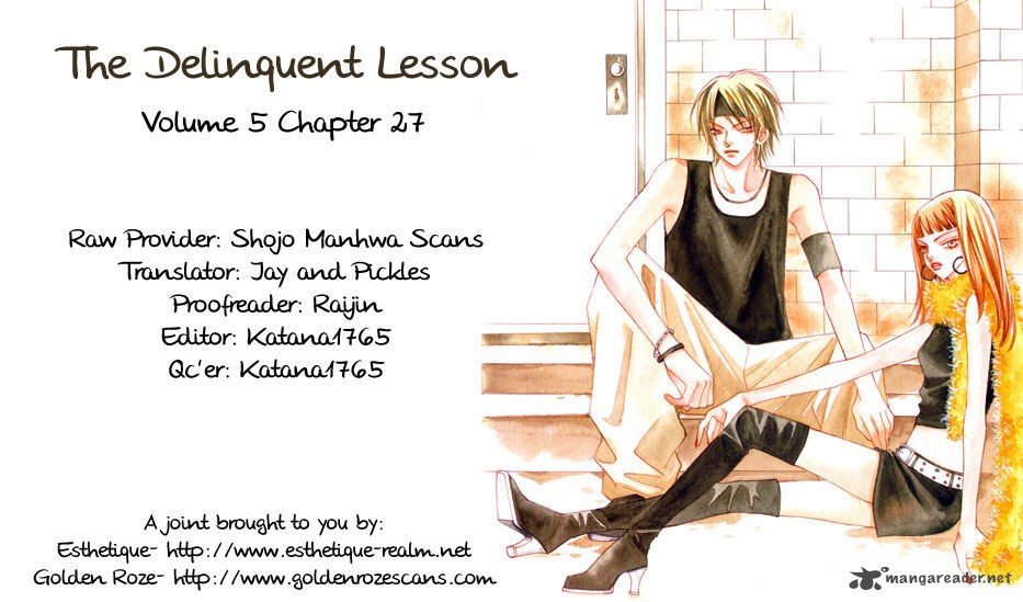 Delinquent Lesson Chapter 27 Page 1