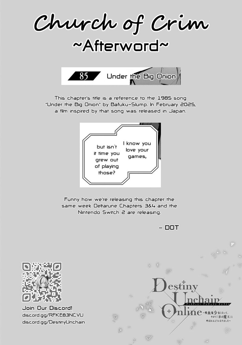 Destiny Unchain Online Chapter 85 Page 18