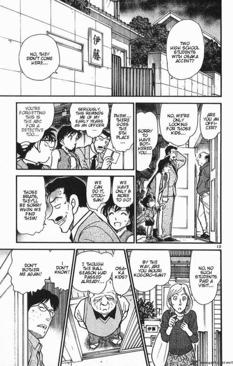 Detective Conan Chapter 390 Page 13