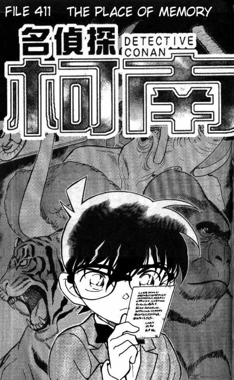 Detective Conan Chapter 411 Page 1