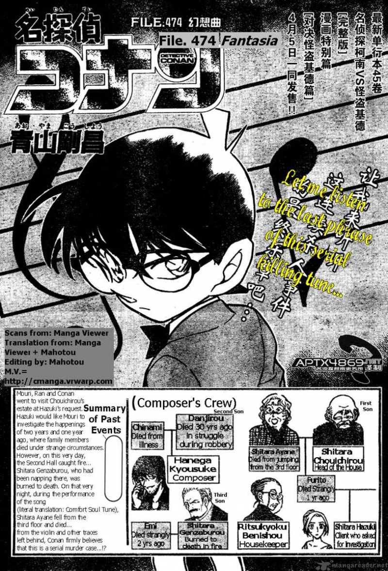 Detective Conan Chapter 474 Page 1