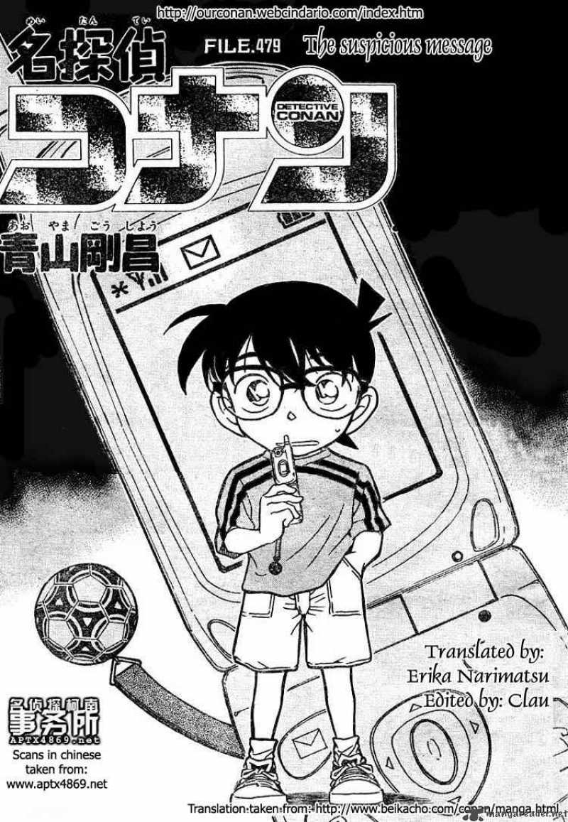 Detective Conan Chapter 479 Page 1