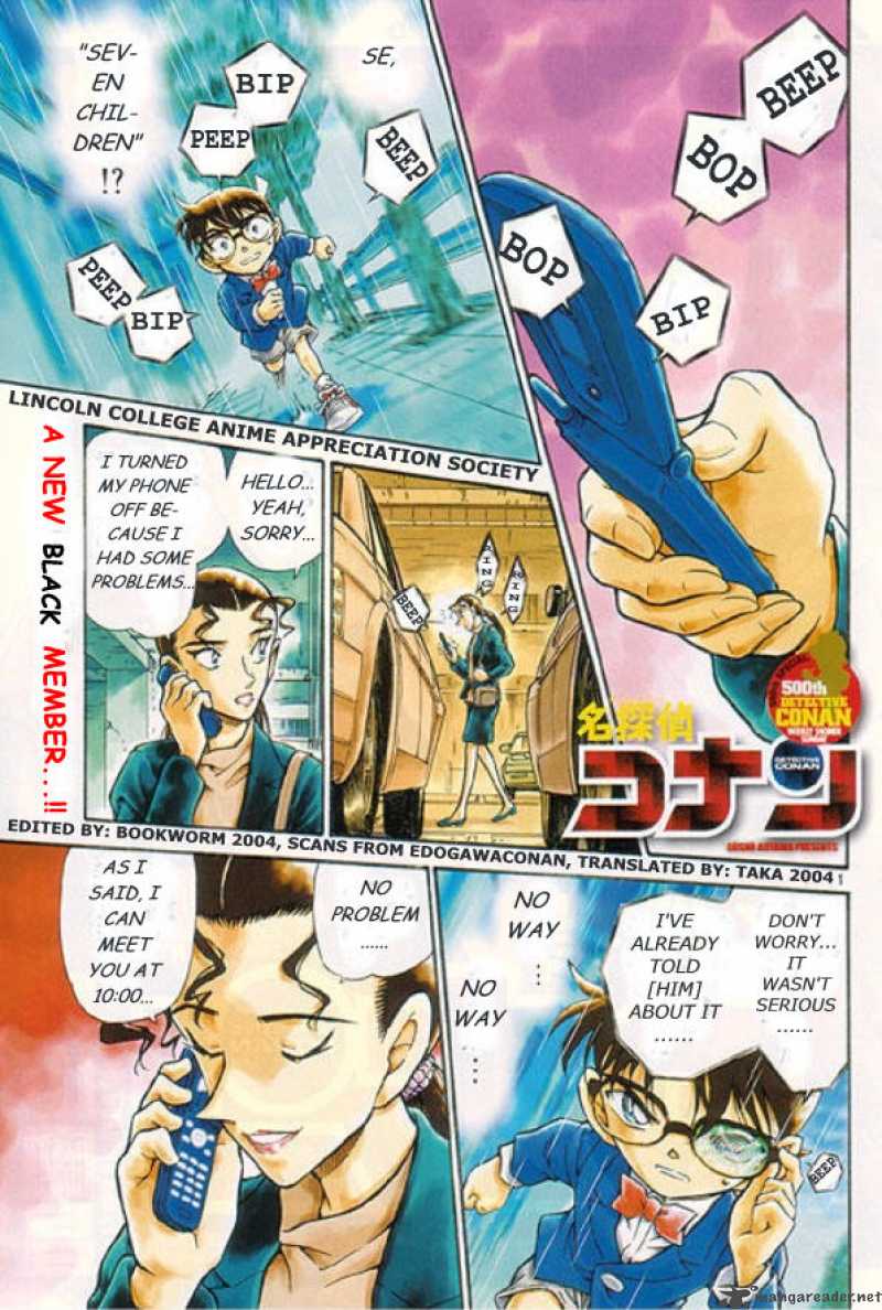 Detective Conan Chapter 500 Page 1