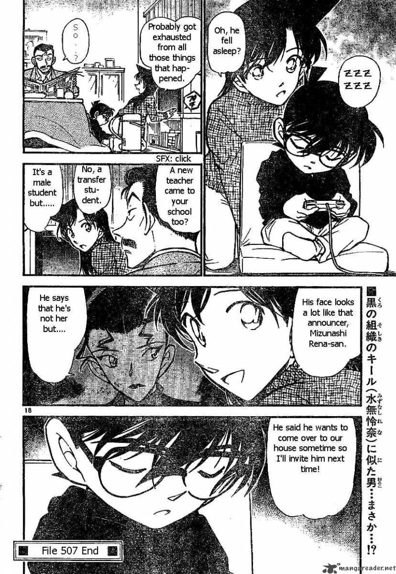 Detective Conan Chapter 507 Page 18