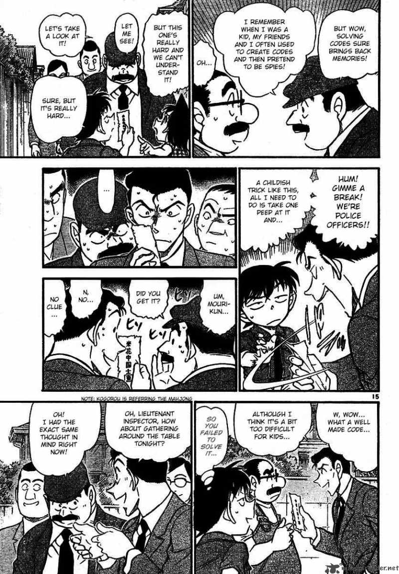 Detective Conan Chapter 572 Page 15