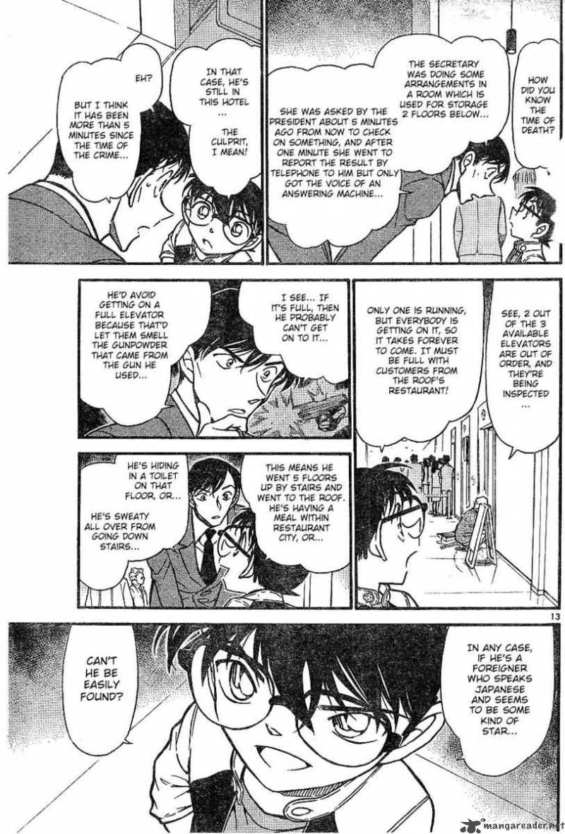 Detective Conan Chapter 605 Page 13