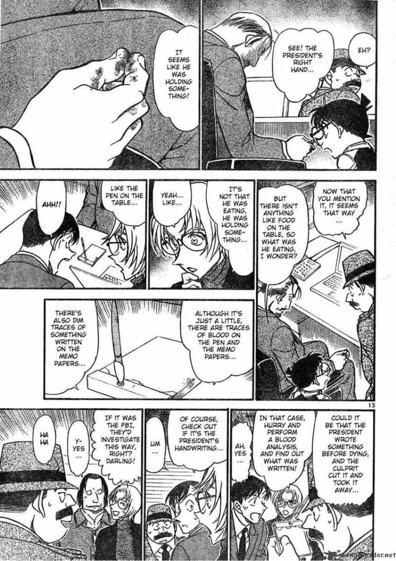 Detective Conan Chapter 606 Page 13