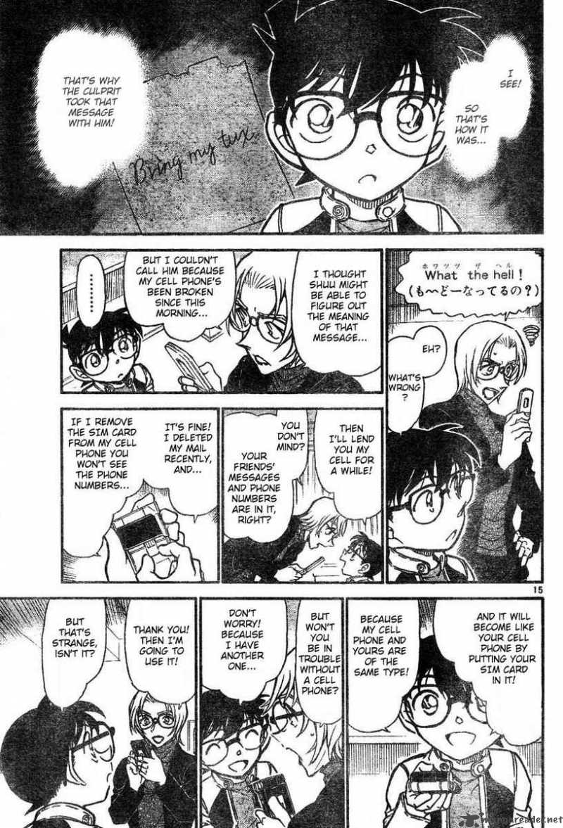 Detective Conan Chapter 607 Page 15