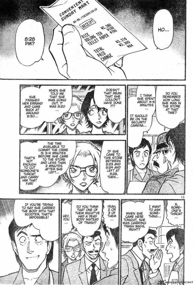 Detective Conan Chapter 611 Page 13