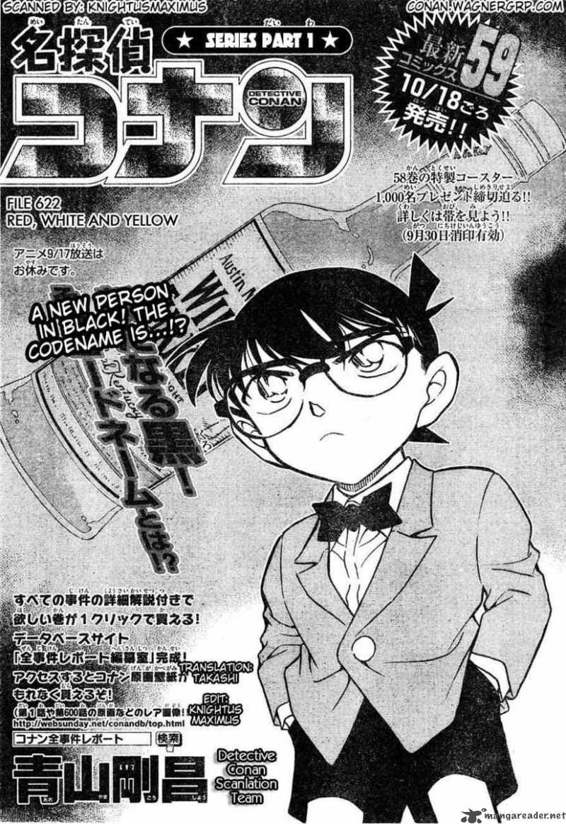 Detective Conan Chapter 622 Page 1