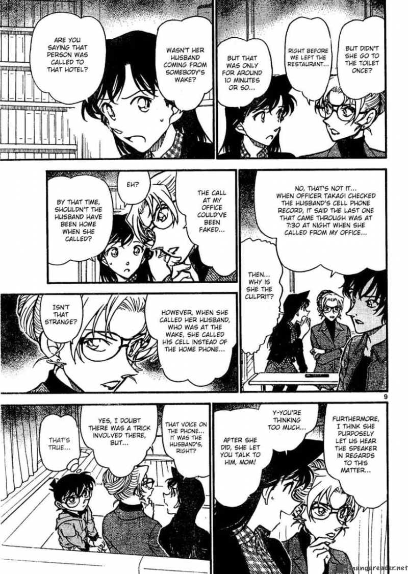 Detective Conan Chapter 644 Page 9