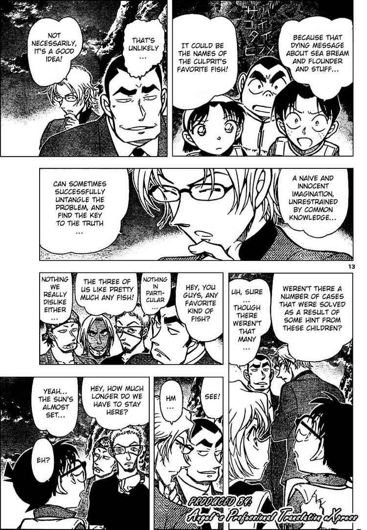 Detective Conan Chapter 665 Page 13