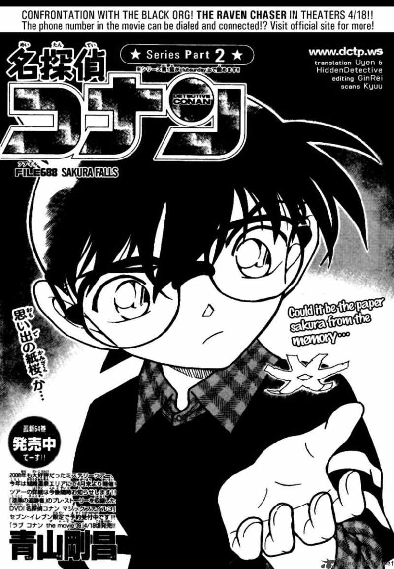 Detective Conan Chapter 688 Page 1