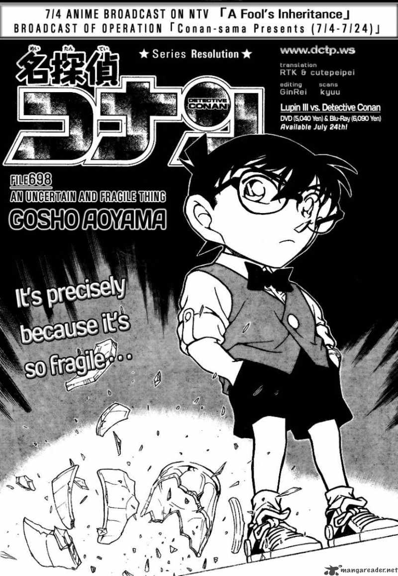 Detective Conan Chapter 698 Page 1