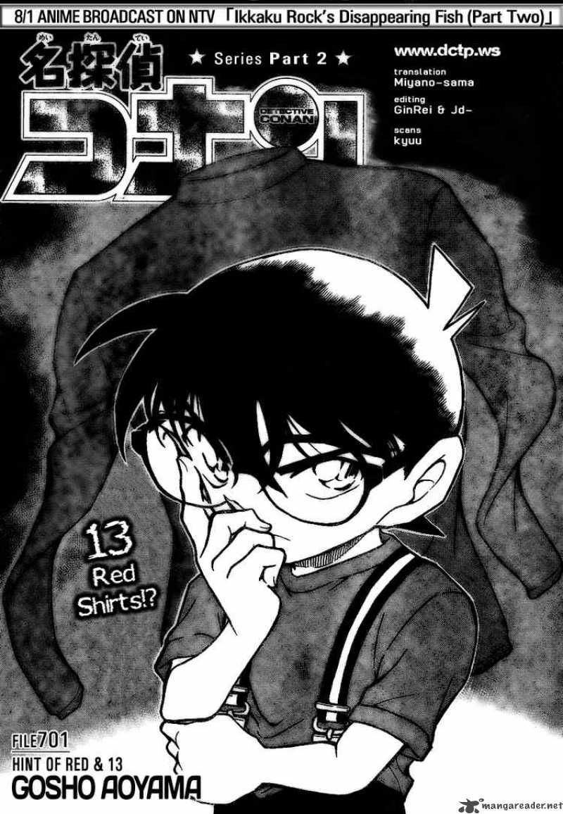 Detective Conan Chapter 701 Page 1