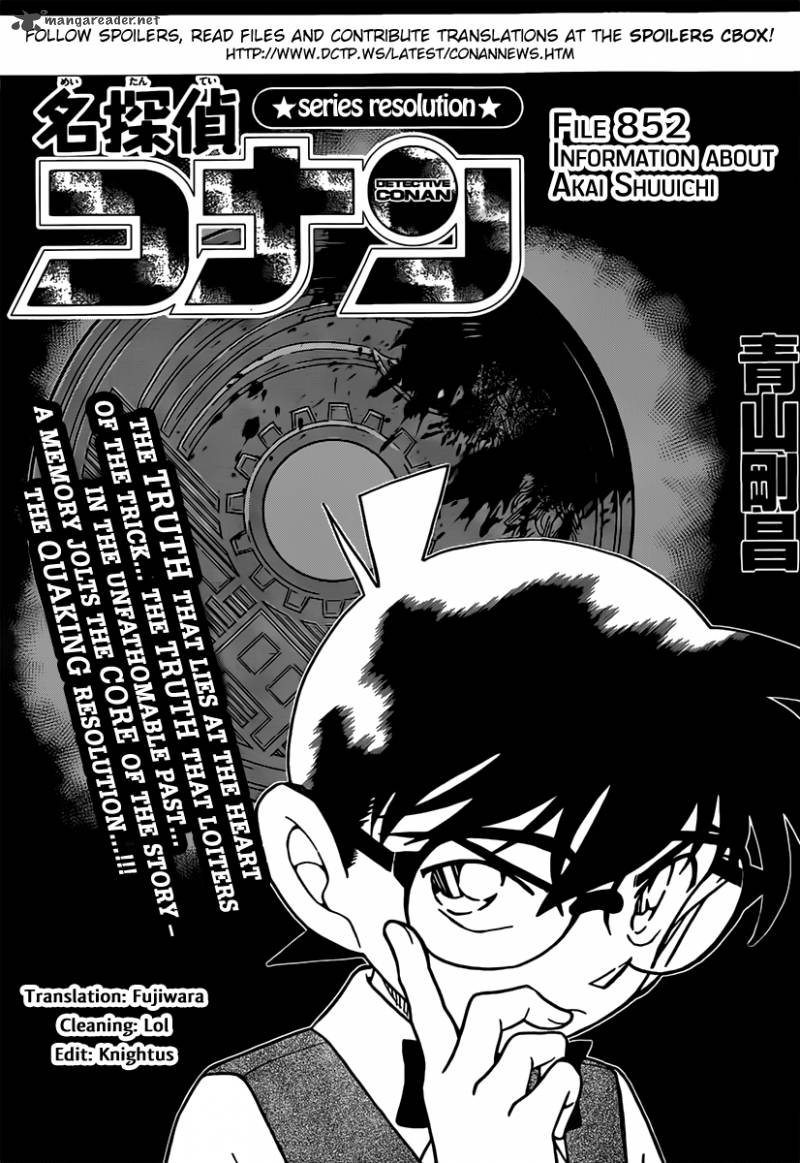 Detective Conan Chapter 852 Page 1