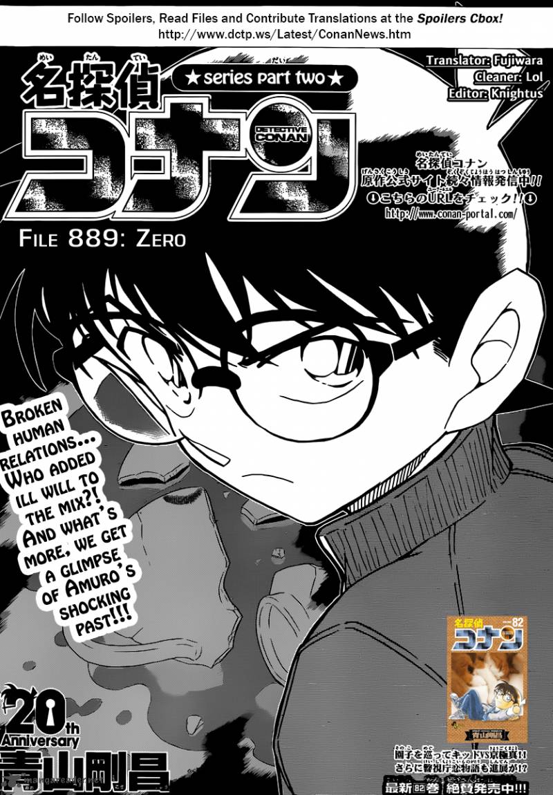 Detective Conan Chapter 889 Page 1