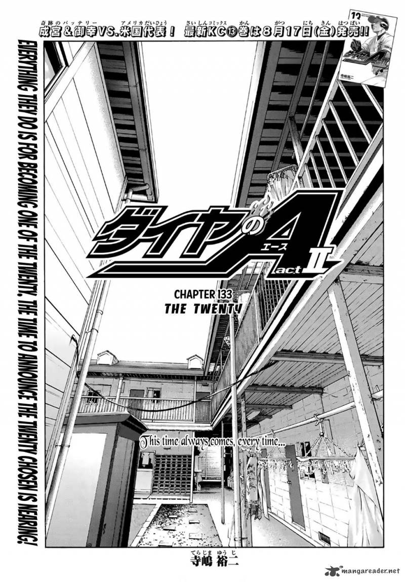 Diamond No Ace Act II Chapter 133 Page 1