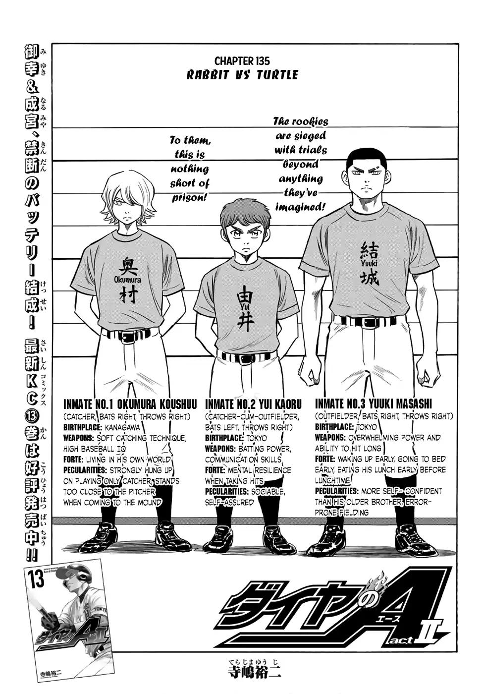 Diamond No Ace Act II Chapter 135 Page 1