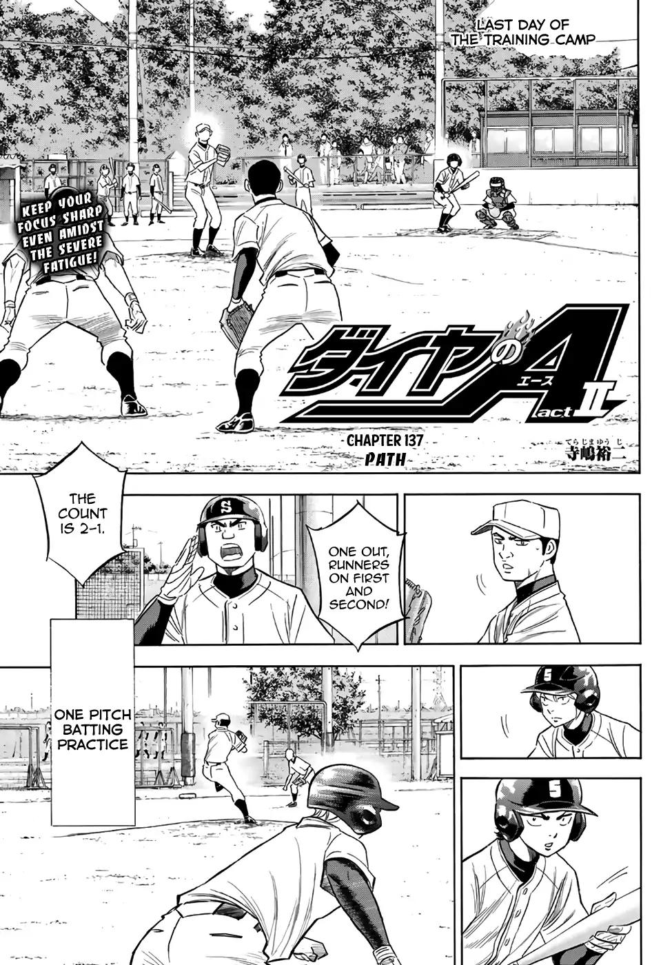 Diamond No Ace Act II Chapter 137 Page 1