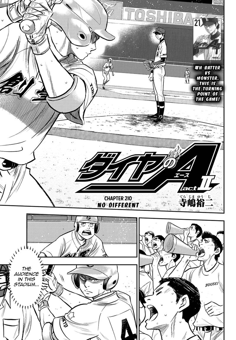 Diamond No Ace Act II Chapter 210 Page 1