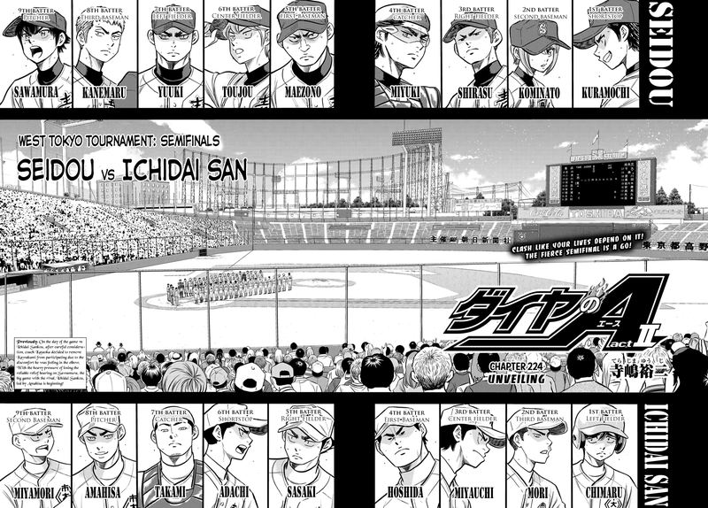 Diamond No Ace Act II Chapter 224 Page 2