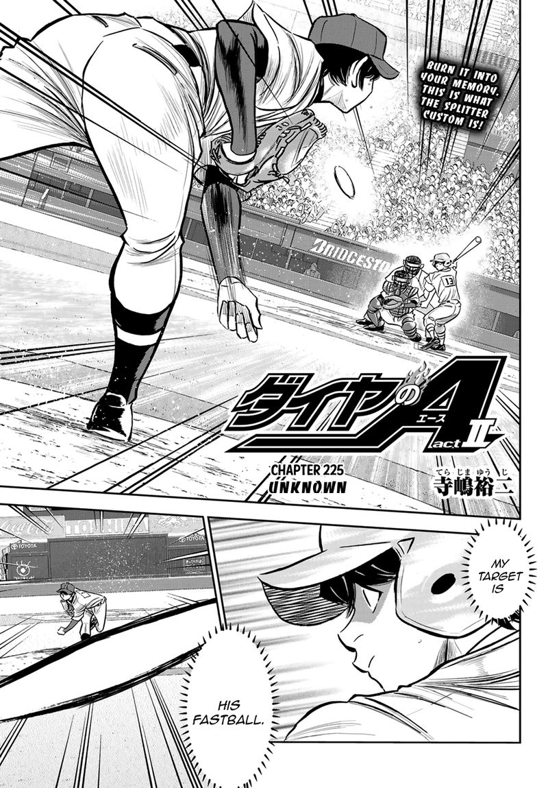 Diamond No Ace Act II Chapter 225 Page 1