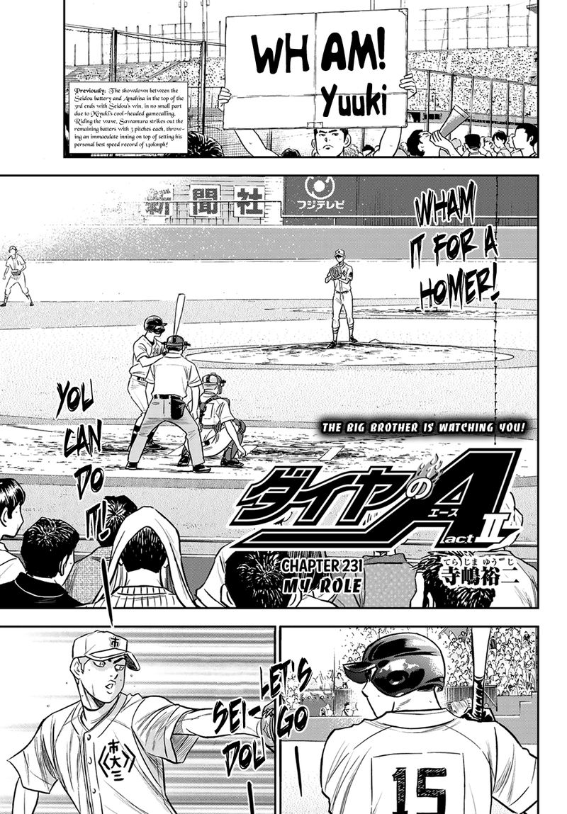 Diamond No Ace Act II Chapter 231 Page 1