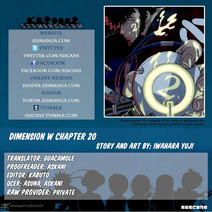 Dimension W Chapter 20 Page 1