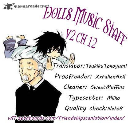 Dolls Music Staff Chapter 12 Page 1