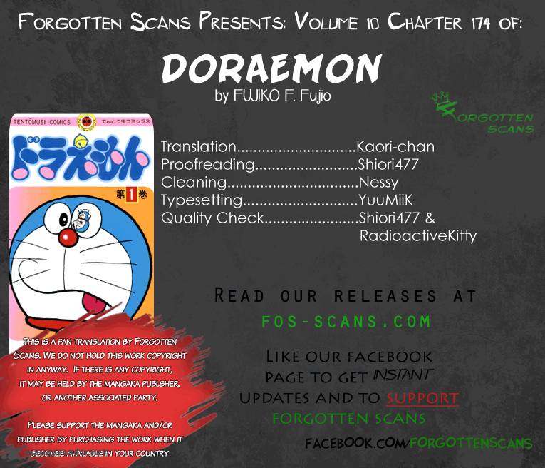 Doraemon Chapter 174 Page 1