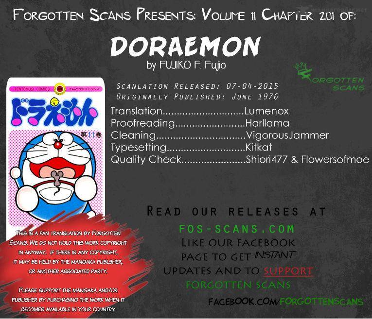 Doraemon Chapter 201 Page 1