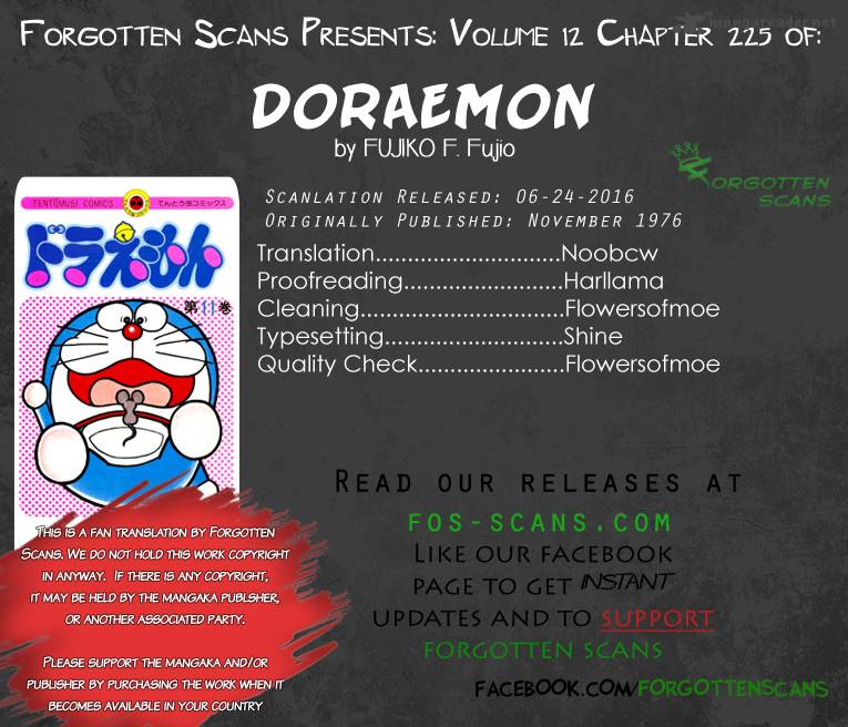 Doraemon Chapter 225 Page 1