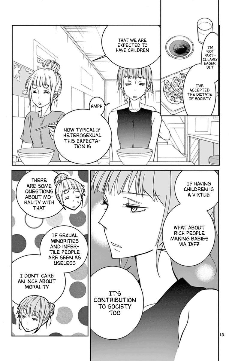 Dousei Sensei Wa Renai Ga Wakaranai Chapter 43 Page 13