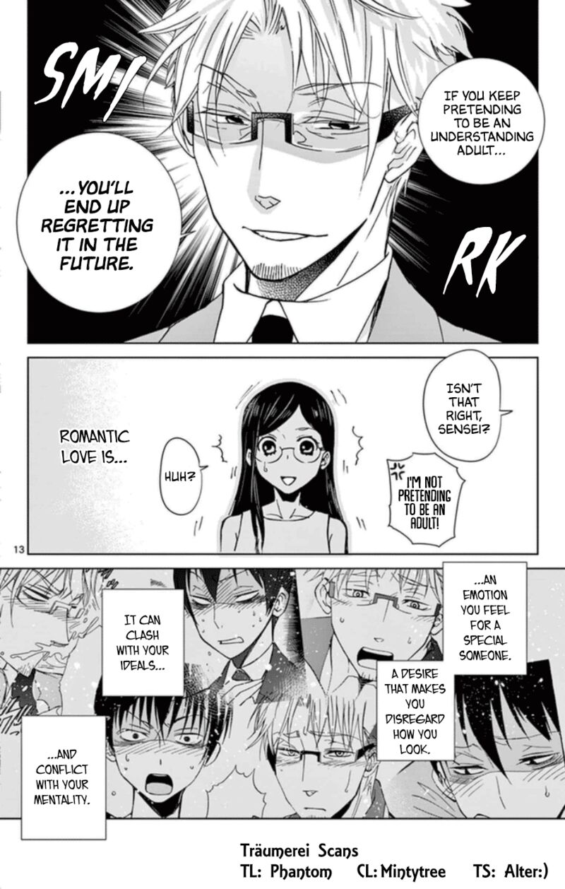 Dousei Sensei Wa Renai Ga Wakaranai Chapter 54 Page 13