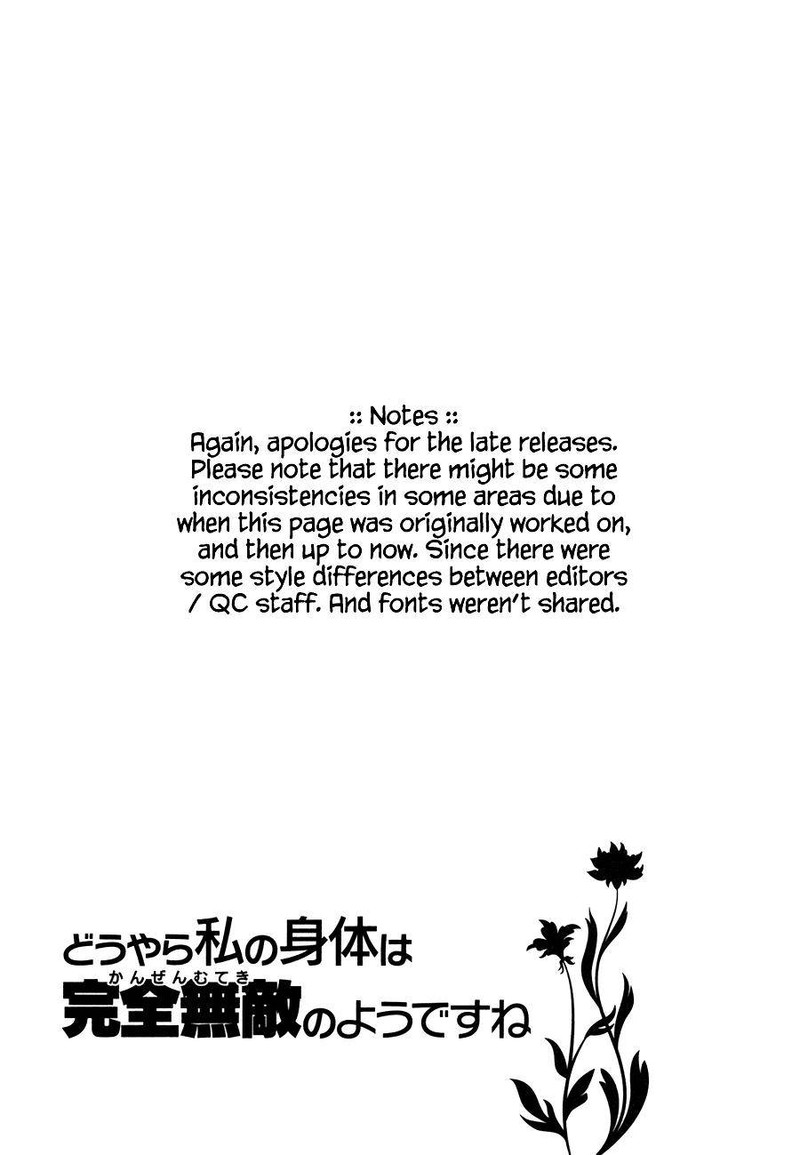 Douyara Watashi No Karada Wa Kanzen Muteki No You Desu Ne Chapter 1 Page 30