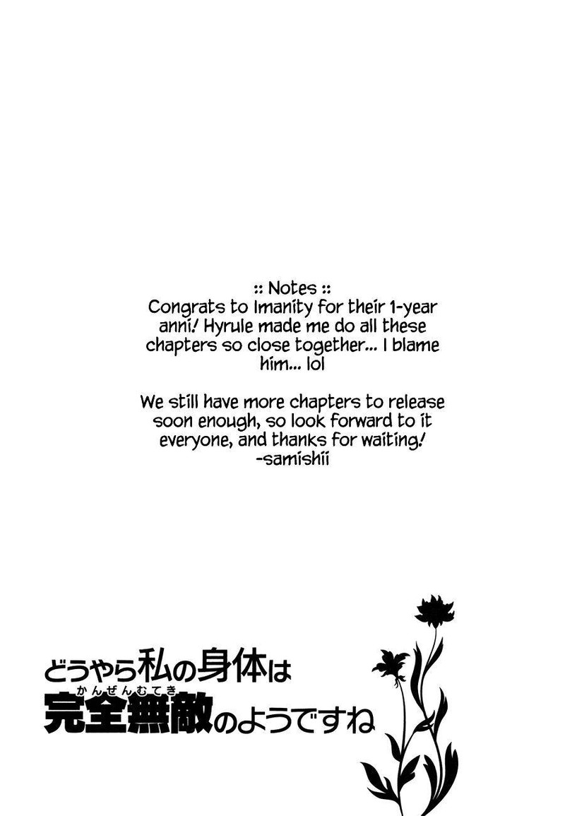 Douyara Watashi No Karada Wa Kanzen Muteki No You Desu Ne Chapter 10 Page 27