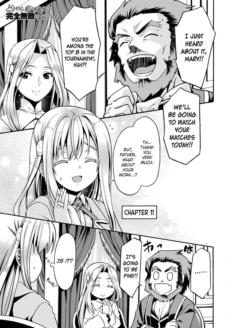 Douyara Watashi No Karada Wa Kanzen Muteki No You Desu Ne Chapter 11 Page 1