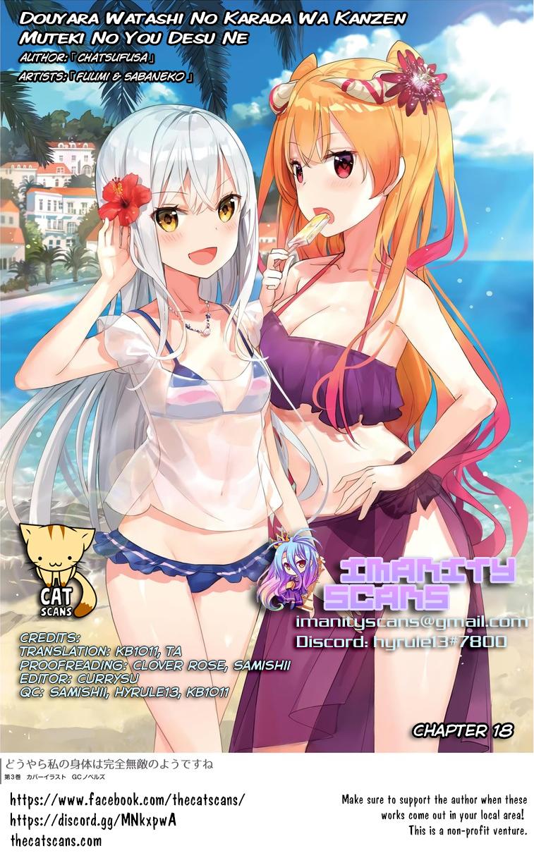 Douyara Watashi No Karada Wa Kanzen Muteki No You Desu Ne Chapter 18 Page 28
