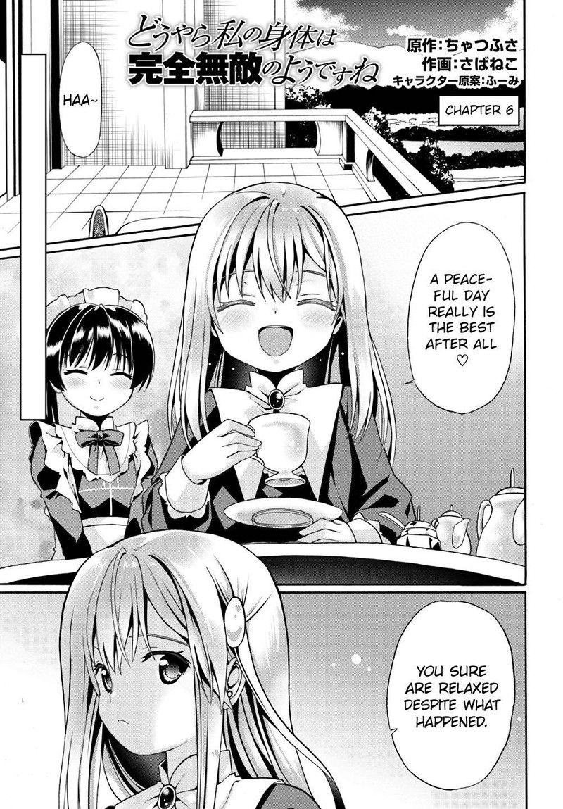 Douyara Watashi No Karada Wa Kanzen Muteki No You Desu Ne Chapter 6 Page 1