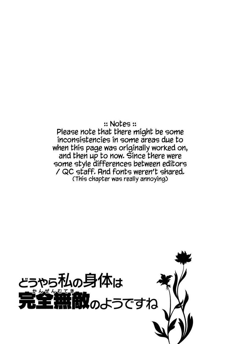 Douyara Watashi No Karada Wa Kanzen Muteki No You Desu Ne Chapter 6 Page 27