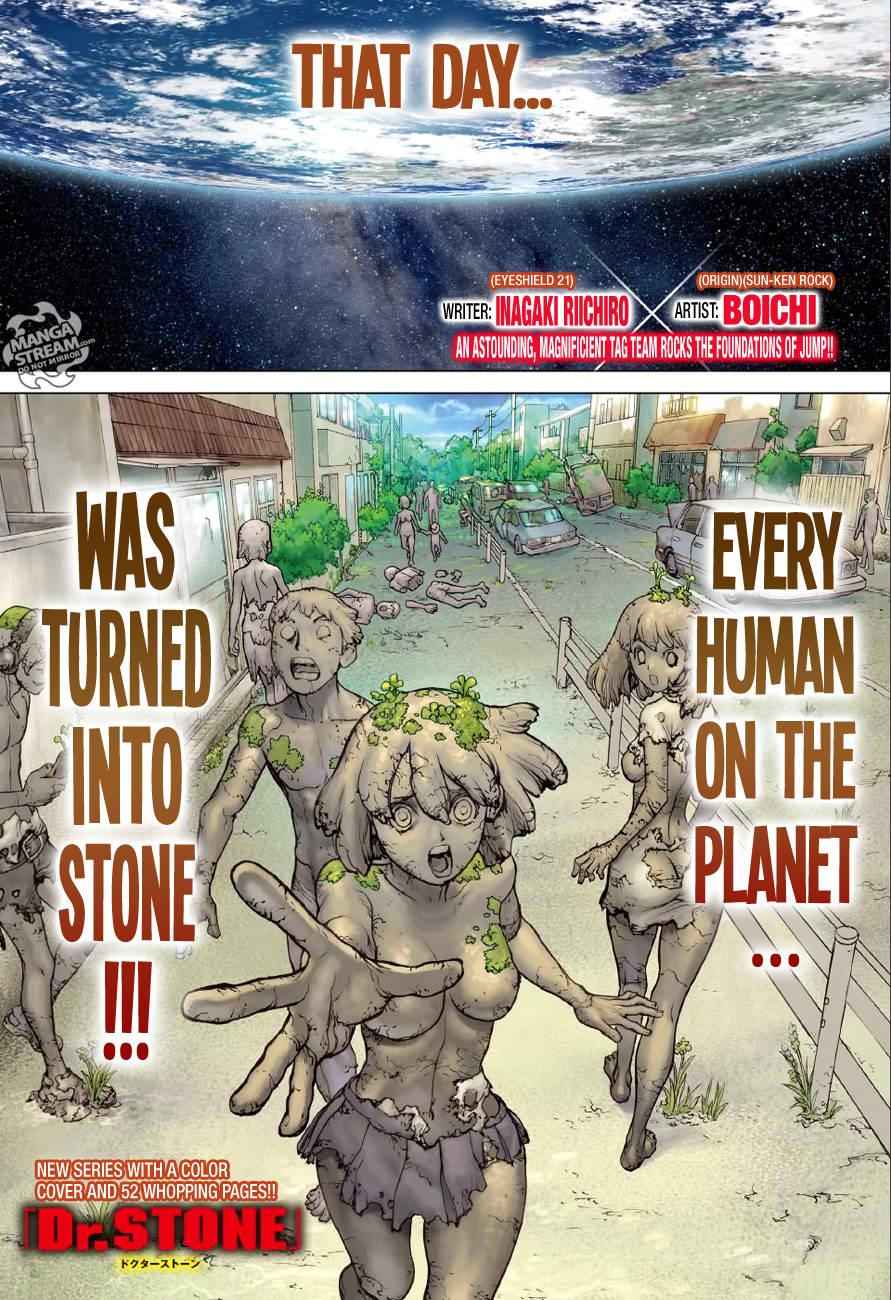Dr Stone Chapter 1 Page 2