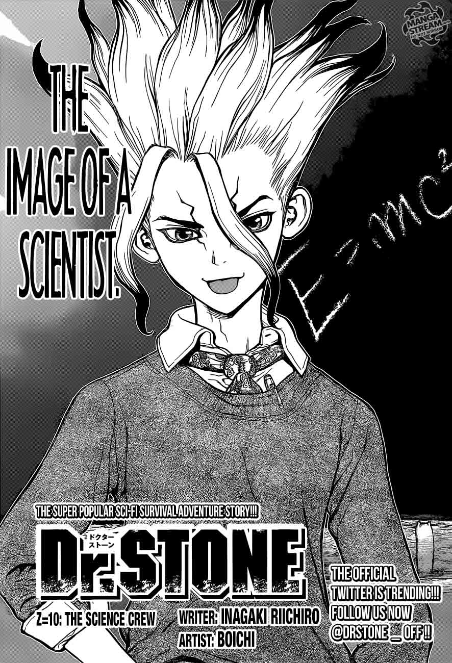Dr Stone Chapter 10 Page 1