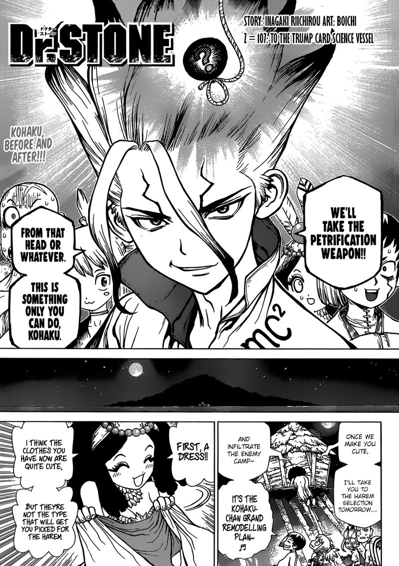 Dr Stone Chapter 107 Page 1