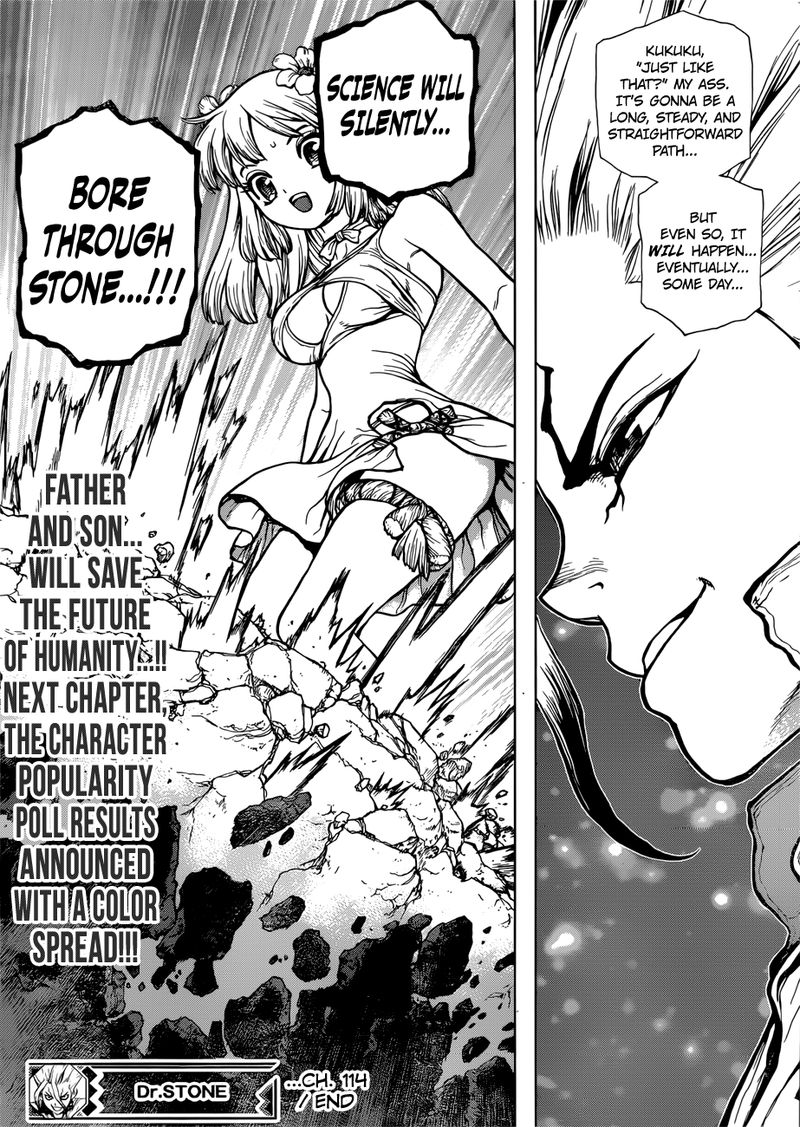 Dr Stone Chapter 114 Page 18