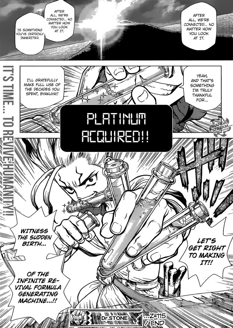 Dr Stone Chapter 115 Page 19