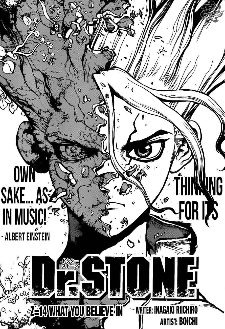 Dr Stone Chapter 14 Page 1