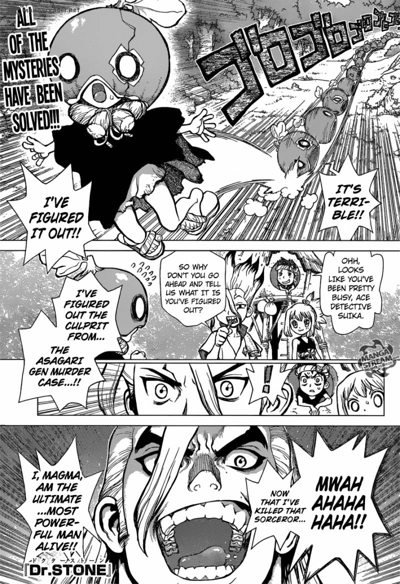 Dr Stone Chapter 27 Page 1
